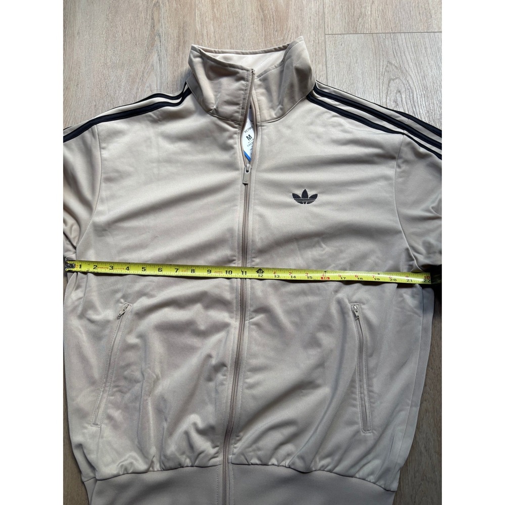 Adidas Originals Firebird TT Track Jacket Mens Medium Beige Tan Black HN0111 - Picture 8 of 9